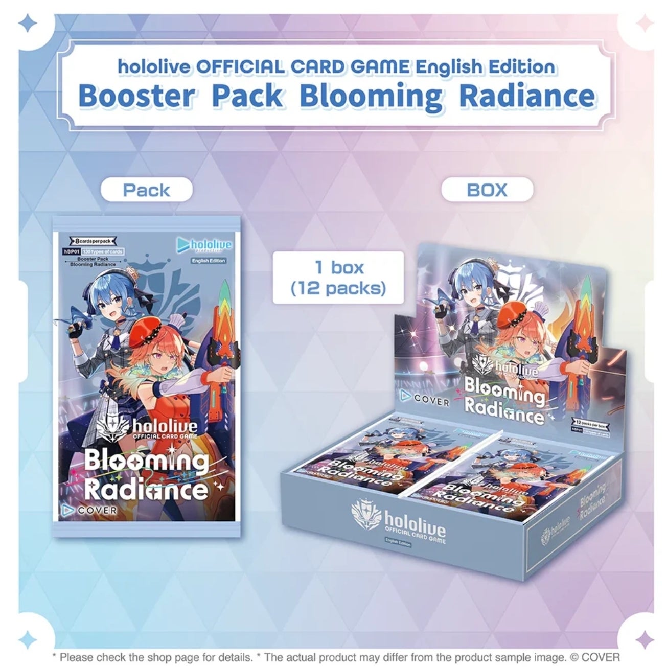 hololive blooming radiance booster box OFFICIAL CARD GAME TCG: Pack Order NowHololive Blooming Radiance booster